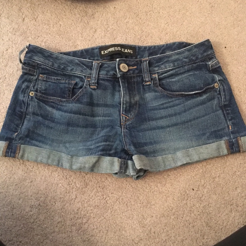 Express jean shorts